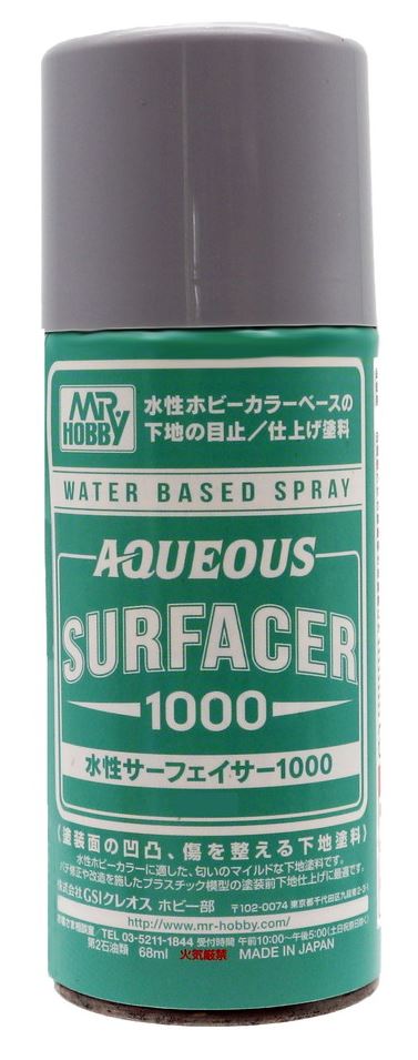 B-611  краска грунтовка в баллончиках Mr. Aqueous Surfacer 1000 170мл.