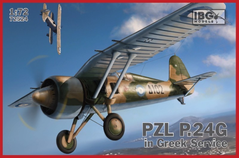 72524IBG  авиация  PZL P.24g Greek Service  (1:72)