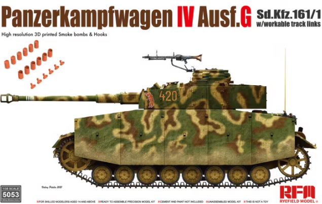 RM-5053  техника и вооружение  Panzerkampfwagen IV Ausf. G Sd.Kfz. 161/1  (1:35)
