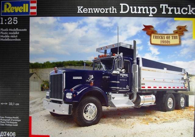 07406  автомобили и мотоциклы  Kenworth Dump Truck  (1:25)