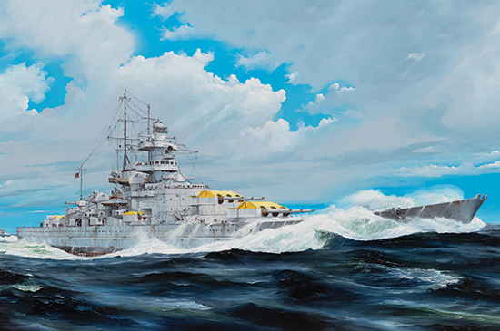 03714  флот  German Gneisenau Battleship  (1:200)