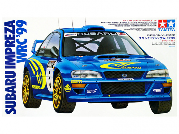 24218  автомобили и мотоциклы  Subaru Impreza WRC'99 (1:24)
