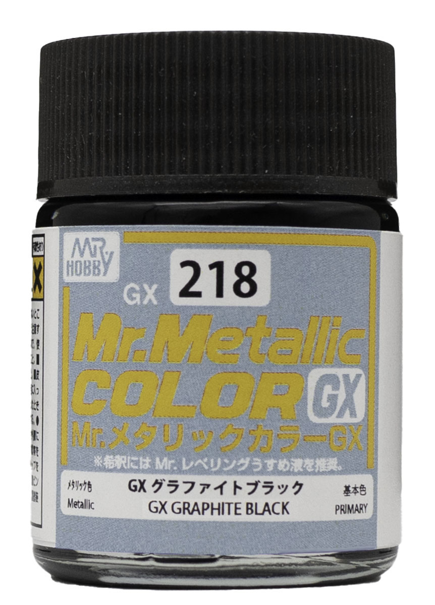 GX218  краска 18мл  Graphite Black