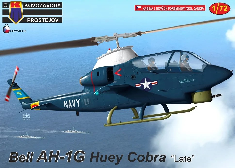 KPM0378  авиация  AH-1G Huey Cobra "Late"  (1:72)