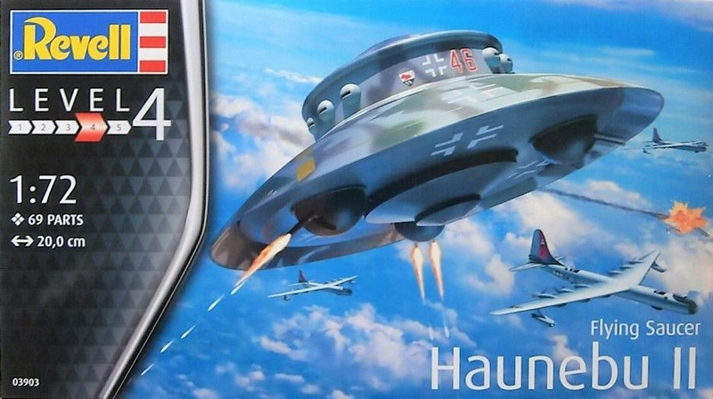 03903  авиация  Flying saucer Haunebu II  (1:72)