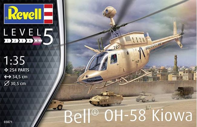 03871  авиация  Bell OH-58 Kiowa  (1:35)
