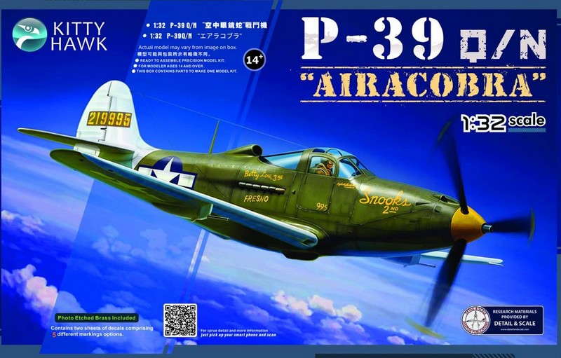 KH32013  авиация  P-39Q/N Airacobra  (1:32)