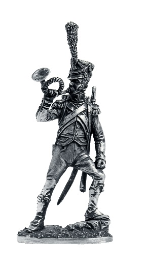 050 N  миниатюра  Корнет волтижеров легкой пехоты, Франция 1809-13