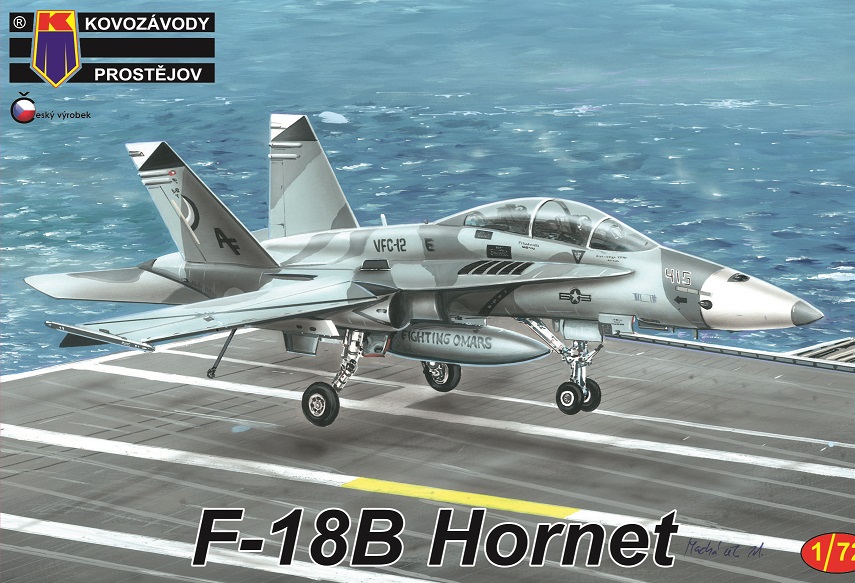 KPM0164  авиация  F-18B Hornet  (1:72)