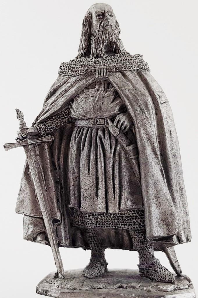 196 M  миниатюра  Жак де Моле, последний магистр ордена тамплиеров.14в