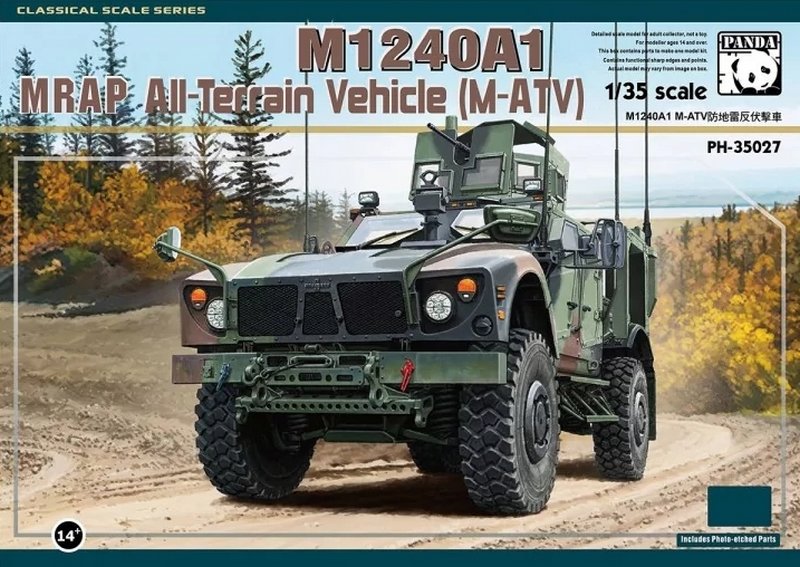 PH35027  техника и вооружение  M1240A1 MRAP All-Terrain Vehicle (M-ATV)  (1:35)