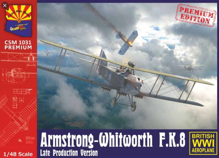 CSM1031  авиация  Armstrong-Whitworth F.K.8 Late Production Version  (1:48)