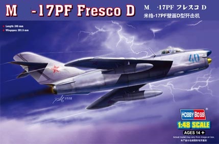 80336  авиация  M&G-17 PF "Fresco D"  (1:48)