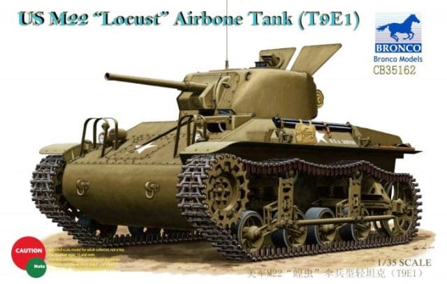 CB35162  техника и вооружение  US M22 Locust Airborne Tank (T9E1) (1:35)