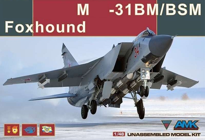 88003  авиация  М&G-31BM/BSM Foxhound  (1:48)