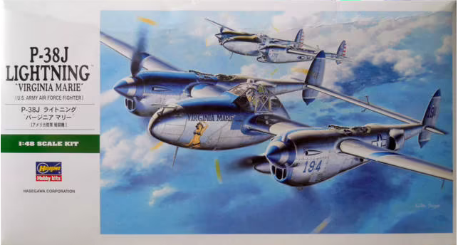 09101  авиация  P-38J Lightning  (1:48)
