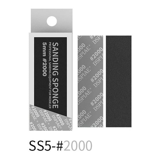 SS5-2000  ручной инструмент  Наждачная бумага 5 мм #2000 (5 шт.)