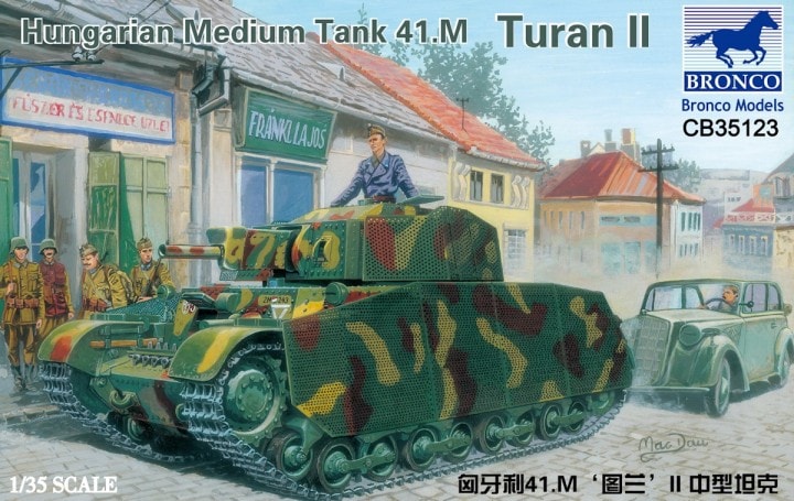 CB35123  техника и вооружение  Hungarian Medium Tank 41.M Turan II  (1:35)