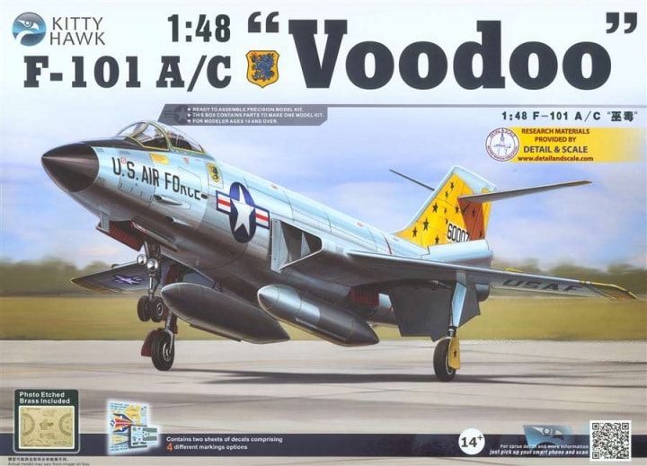 KH80115  авиация  F-101A/C Voodoo  (1:48)