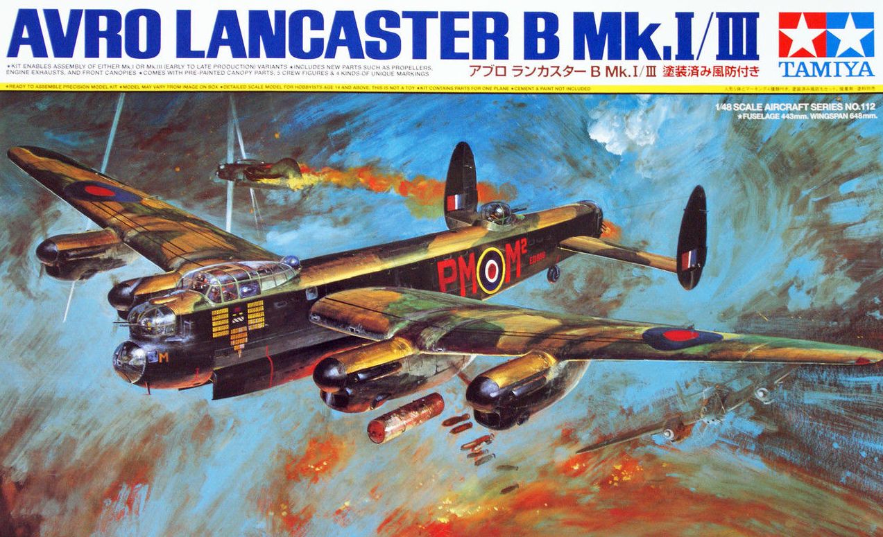 61112  авиация  Lancaster B Mk.I/III (1:48)