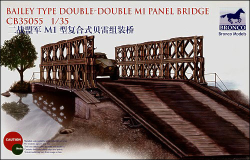 CB35055  наборы для диорам  Bailey Type Double-Double M1 Panel Bridge (1:35)