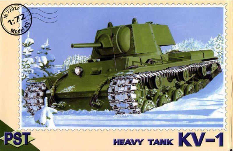 72012  техника и вооружение  KV-1  (1:72)
