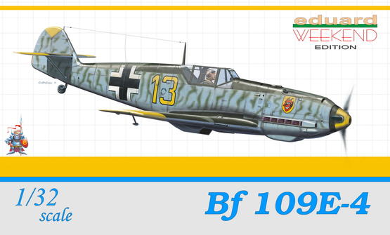 3403  авиация  Bf 109E-4   (1:32)