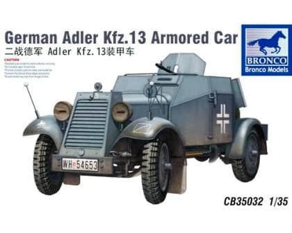 CB35032  техника и вооружение  German Adler Kfz.13 Armored Car (1:35)