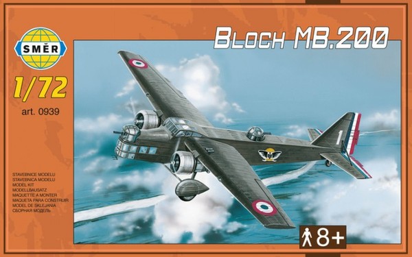 0939  авиация  Bloch MB.200  (1:72)