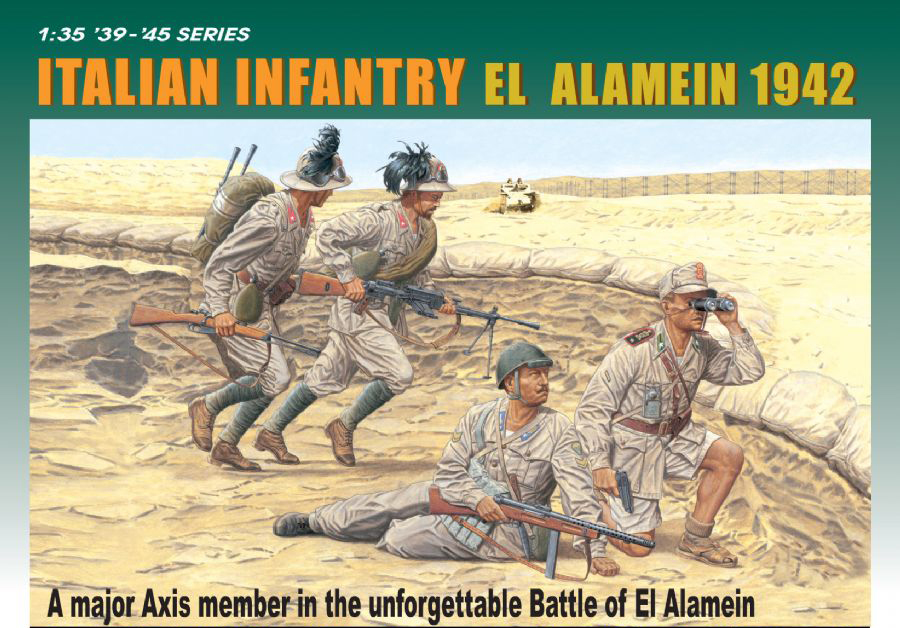 6391  фигуры Italian Infantry (El Alamein 1942) (1:35)