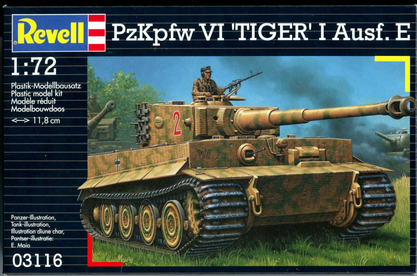 03116  техника и вооружение  PzKpfw VI Тигр (1:72)