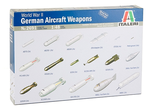 2691  наборы для диорам  WW2 German Aircraft Weapons  (1:48)