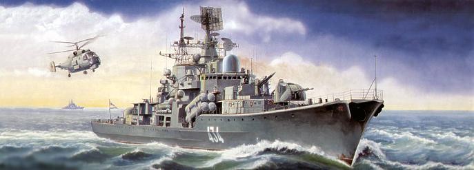 04514  флот  USSR Navy Sovremenny Class Project 956 Destroyer  (1:350)