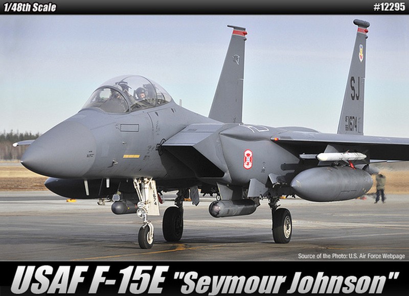 12295  авиация  USAF F-15E "Seymour Johnson"  (1:48)