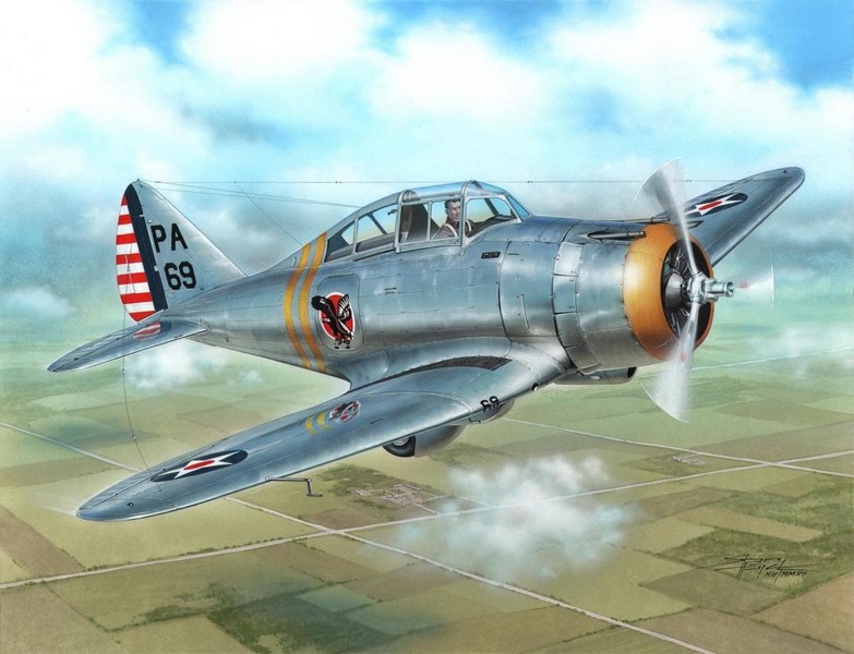 SH72260  авиация  P-35 "Silver Wings Era"  (1:72)
