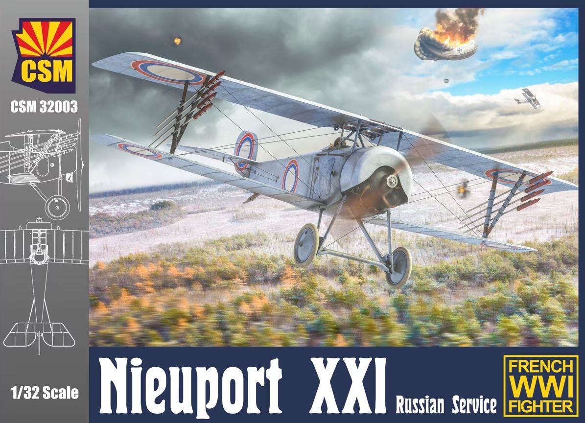 CSM32003  авиация  Nieuport XXI  Russian Service  (1:32)