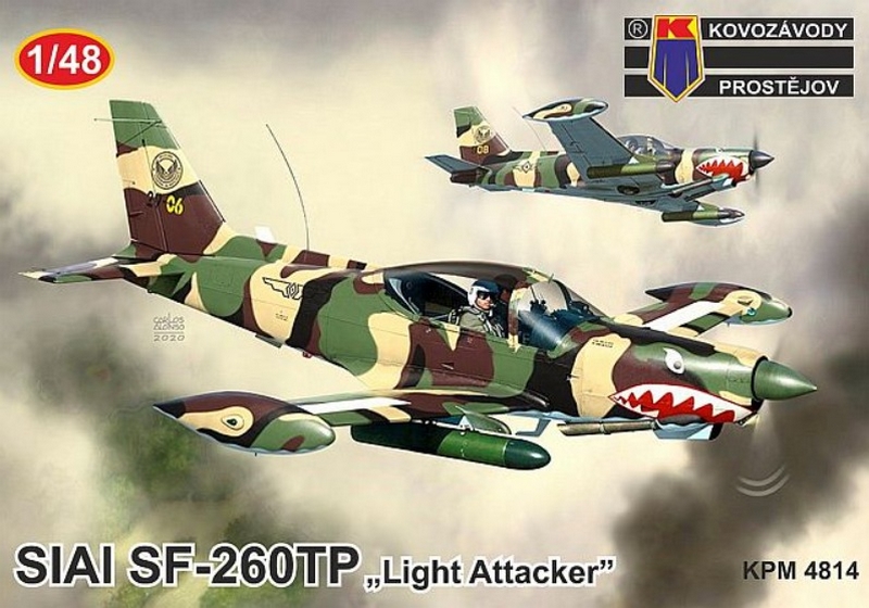 KPM4814  авиация  SIAI SF-260TP "Light attacker"  (1:48)