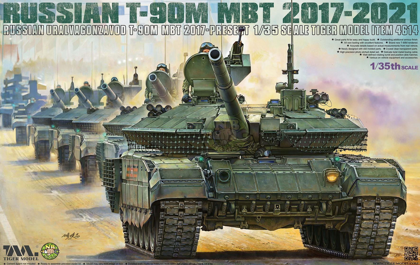 4614  техника и вооружение  Russian Тип-90M MBT 2017-2021  (1:35)