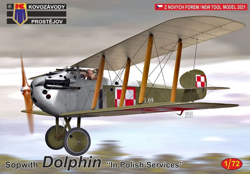 KPM0275  авиация  Sopwith Dolphin "In Polish Services"  (1:72)