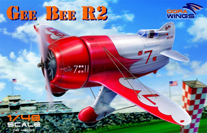 DW48001  авиация  Gee Bee Super Sportster R-2  (1:48)