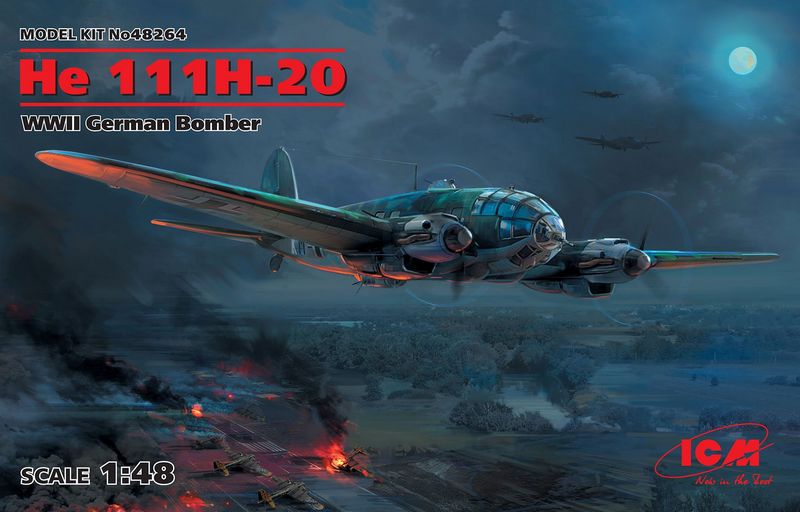 48264  авиация  He 111H-20  (1:48)