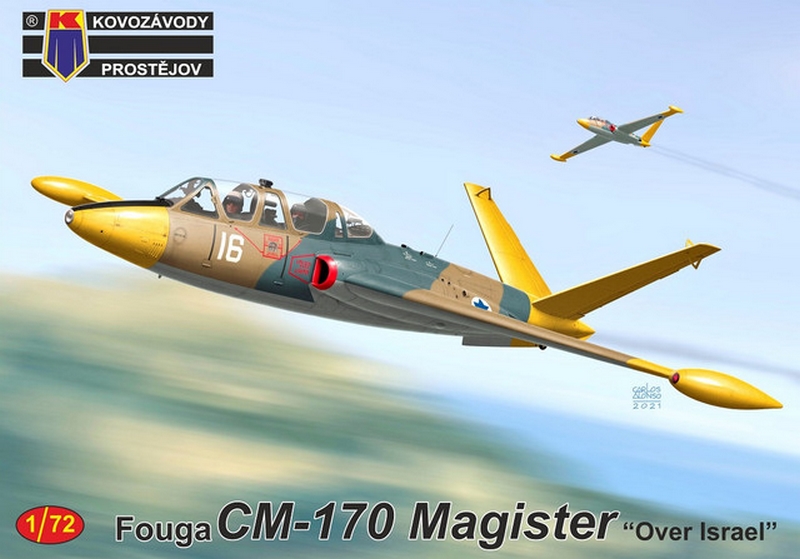 KPM0243  авиация  Fouga CM-170 Magister "Over Israel"   (1:72)