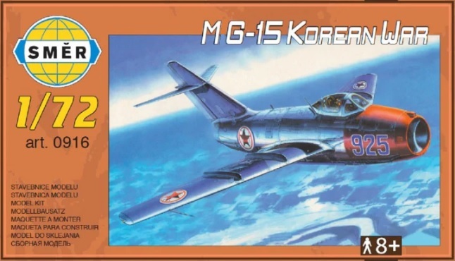 0916  авиация  M&G-15 Korean War  (1:72)
