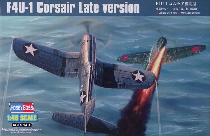 80382  авиация  F4U-1 Corsair Late Version  (1:48)