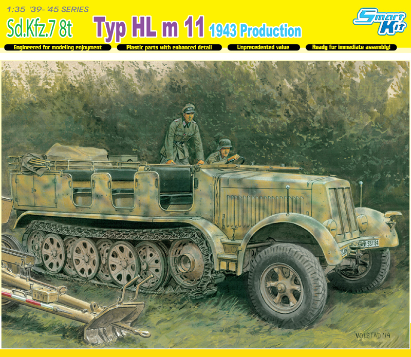 6794  техника и вооружение  тягач Sd.Kfz.7 8(t) Typ HL m 11 1943 Production (1:35)