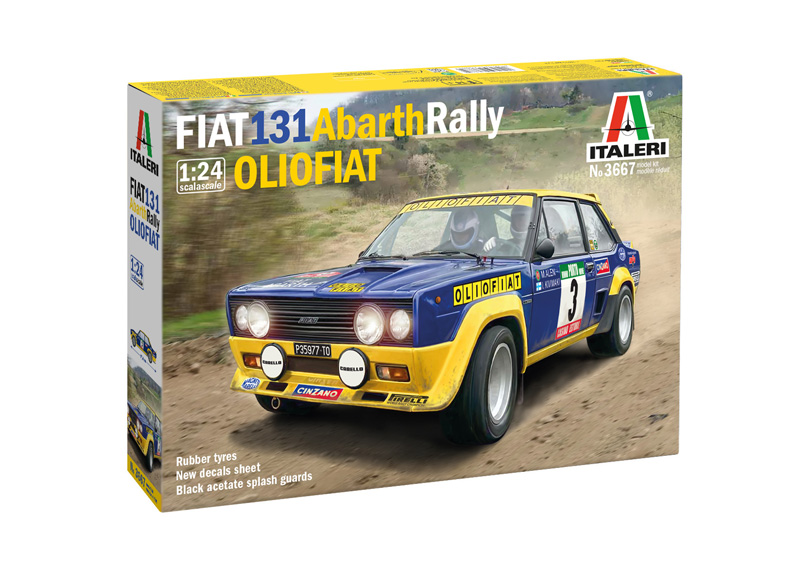 3667  автомобили и мотоциклы  FIAT 131 Abarth Rally OLIO FIAT  (1:24)