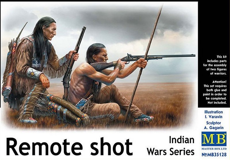 MB35128  фигуры  Indian Wars Series. Remote shot  (1:35)
