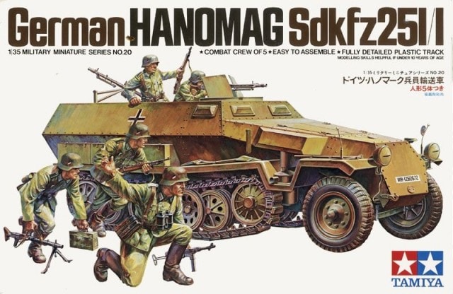 35020  техника и вооружение  Hanomag Sdkfz 251/1 (1:35)