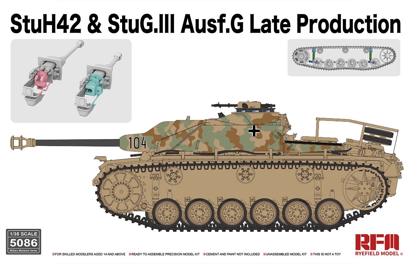 RM-5086  техника и вооружение  StuH42 & StuG.III Ausf.G Late Production  (1:35)