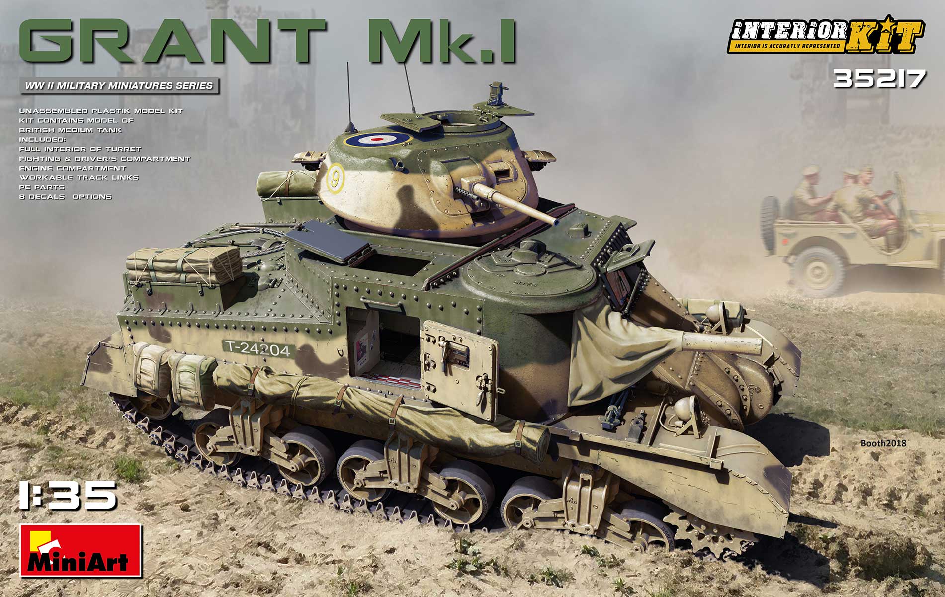 35217  техника и вооружение  Grant Mk.I Interior kit  (1:35)